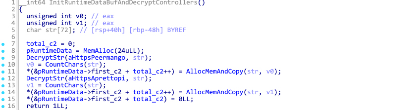 Figure 16- C2 server decryption