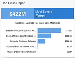 RiskLens Platform - Rapid Risk Assessment - Top Risks Report - Detail