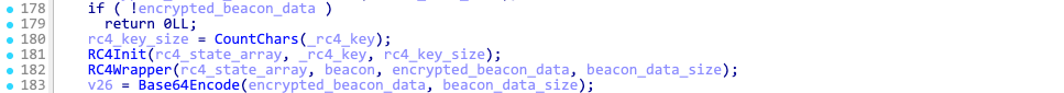 Figure 23- RC4 encryption - Base64 encoding