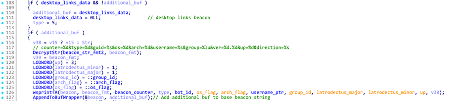 Figure 26- Desktop links beacon