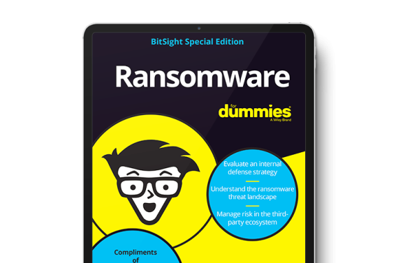 BitSight Ransomware For Dummies Cover For CTA