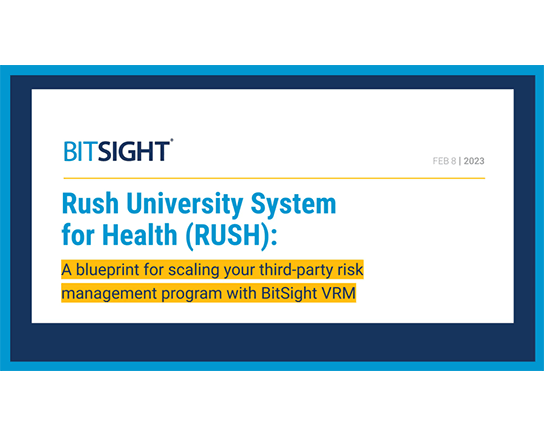 BitSight and Rush University Webinar