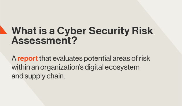 What is a Cyber Security Risk Assessment?