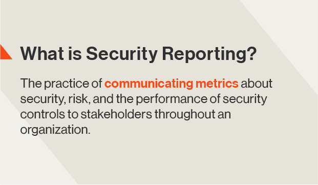 What is Security Reporting?