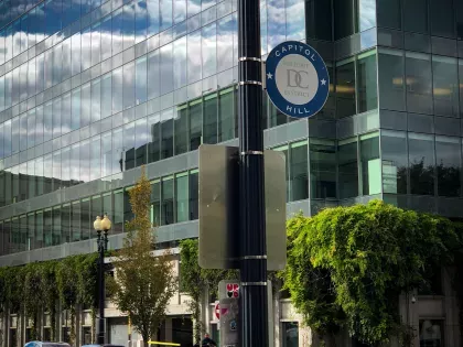 street crosswalk on capitol hill where new sec rules on cybersecurity are created