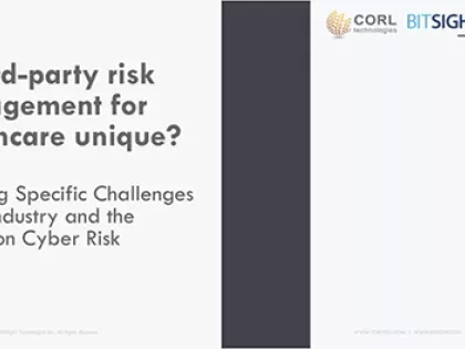 Handling Specific Vendor Risk Management Challenges in Healthcare