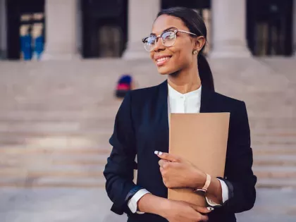 Woman CISO smiling