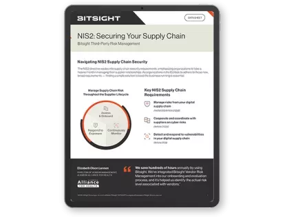 NIS2 Supply Chain Datasheet bitsight 